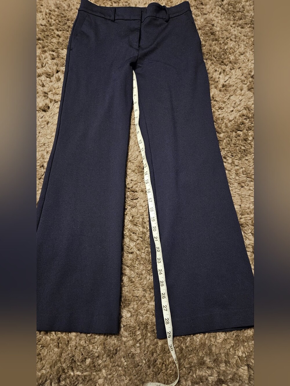 Ann Taylor The Jayne Navy Trousers Size 6